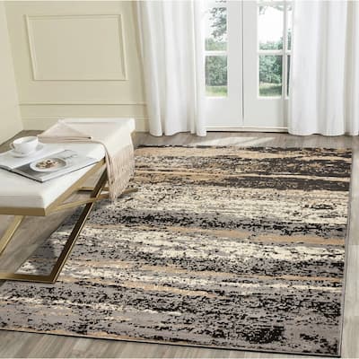 Sevita Abstract Distressed Rug