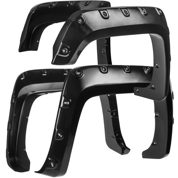 OxGord Sierra Denali Years 2002-2016 - Bolt On Style Fender Flares - Set Of 4