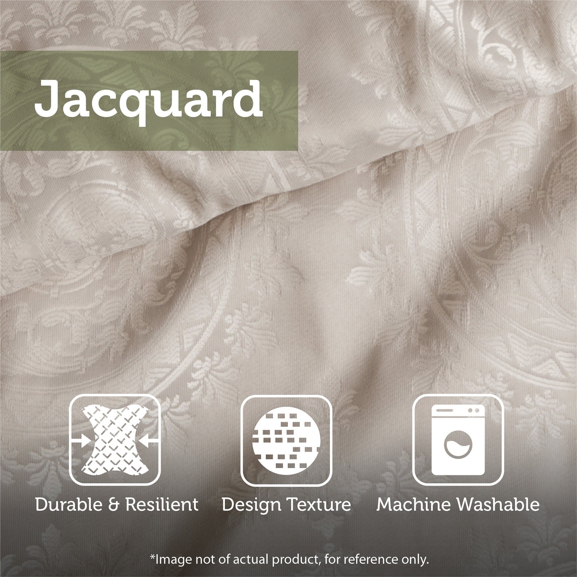 Madison Park Waylon Taupe 6-piece Jacquard Duvet Cover Set