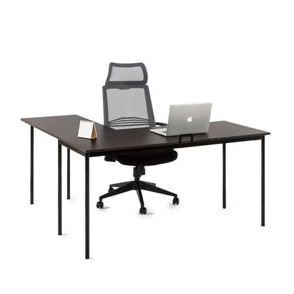 Shop Priage By Zinus L Shaped Desk Espresso On Sale Free