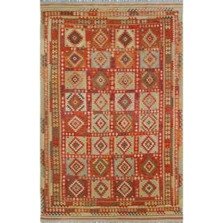 Rust 8 X 13 Rugs Area For Less Sangat Kilim Amorica Gold Red Rug 8 6 X 13 2