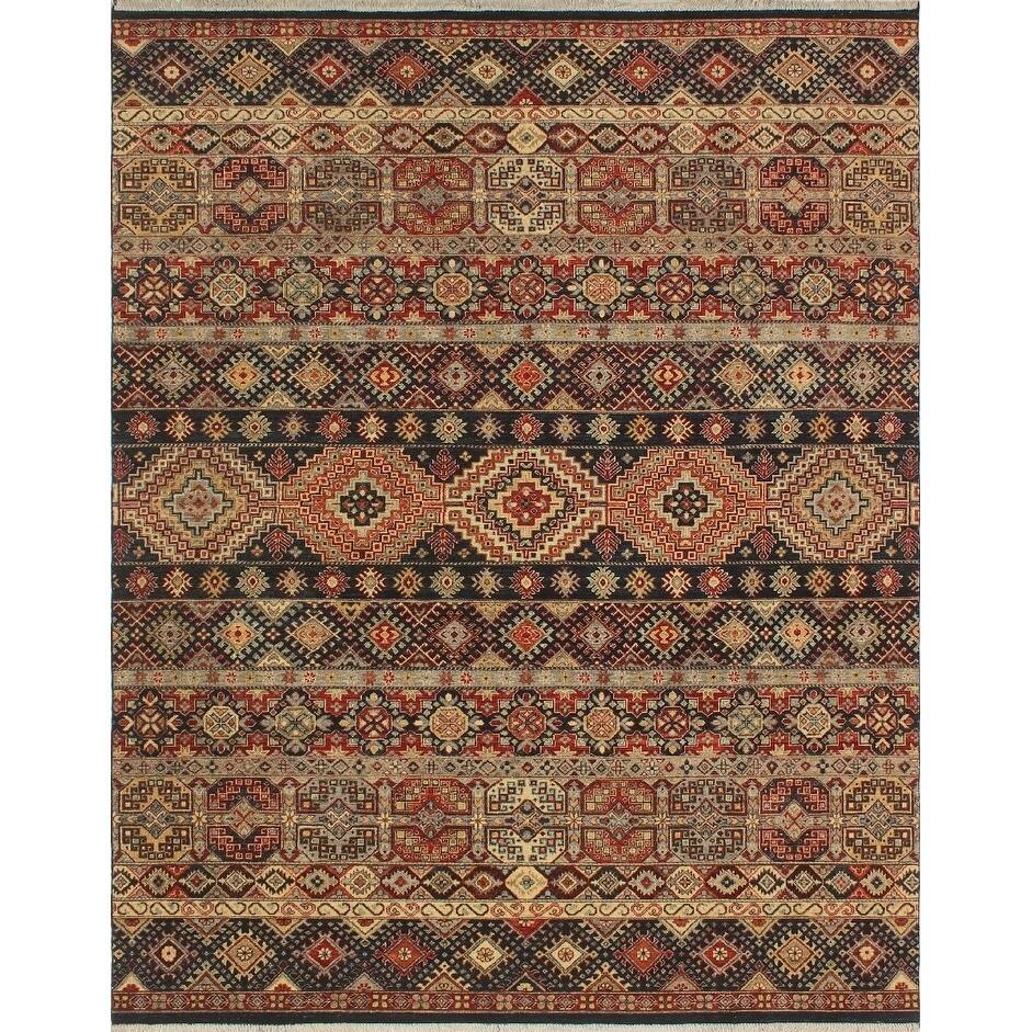Noori Rug Aria Fine Chobi Beall Blue/Red Rug - 8'3 x 10'6