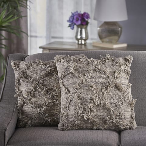 Jucar Handcrafted Boho Fabric Pillows (Set of 2) by Christopher Knight Home
