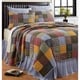 preview thumbnail 2 of 2, Cottage Home Reversible Cotton 3-piece Quilt Set