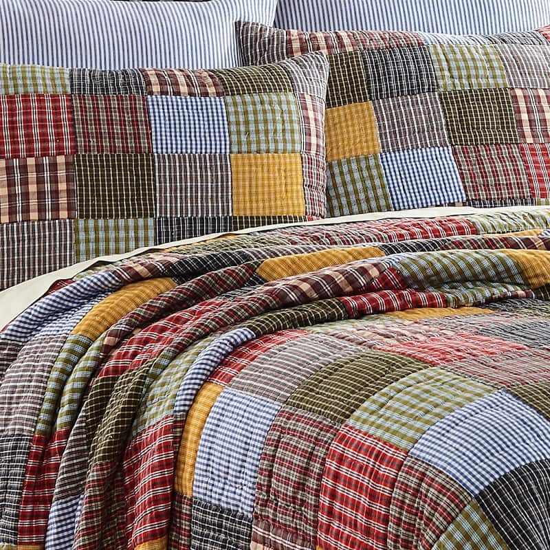 Cottage Home Reversible Cotton 3-piece Quilt Set