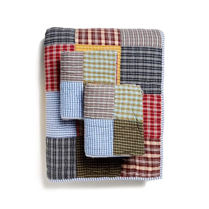 Cottage Home Reversible Cotton 3-piece Quilt Set