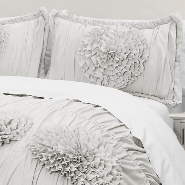 Lush Decor Serena Fl 3 Piece Comforter Set On Lush Decor Serena Fl 3 Piece