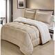 Swift Home Faux Micro-mink Down Alternative Comforter Bedding Set - Camel - Full