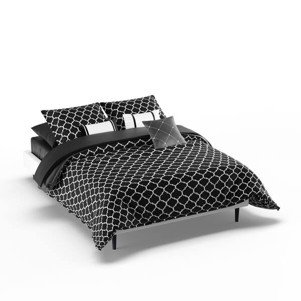 Silver Orchid Maude Black Reversible 10piece Bed in a Bag Bed Bath & Beyond 19972798