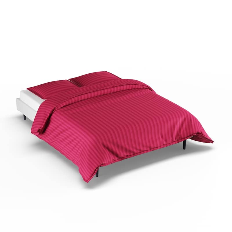 Porch & Den Fairfield Dobby Stripe 3-piece Duvet Cover Set