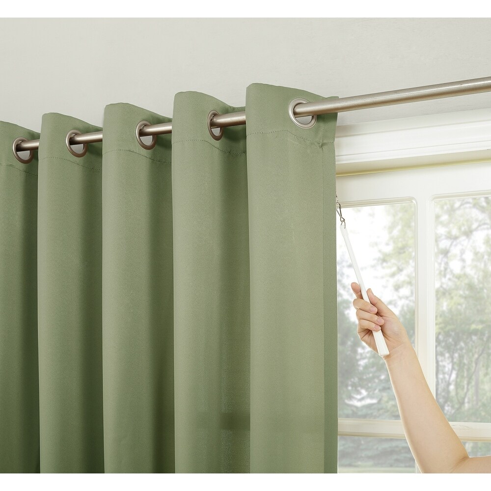 Porch Den Nantahala Patio Door Window Curtain Panel Garden