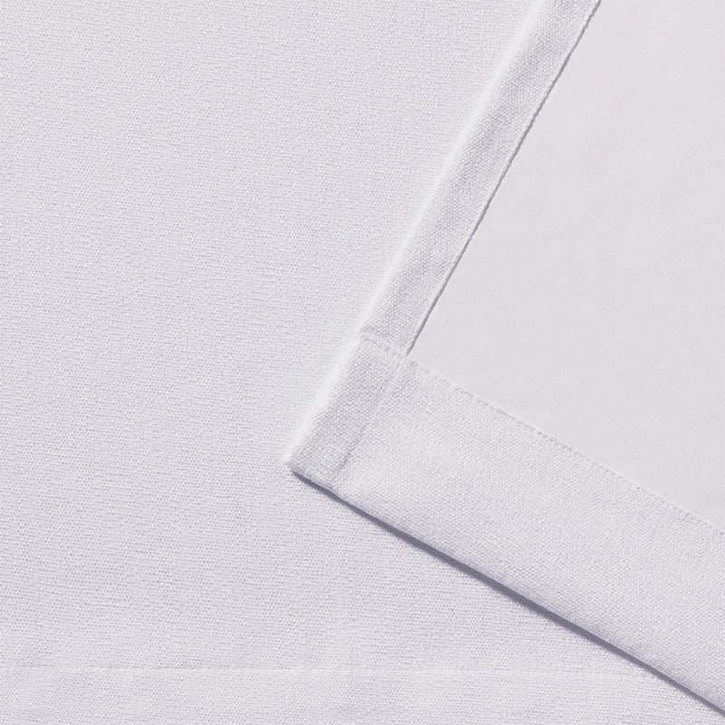 Strick & Bolton Laurette Linen Woven Blackout Grommet Top Curtain Panel Pair