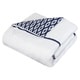 preview thumbnail 7 of 5, Carson Carrington Juelsminde 9-piece Reversible Navy/ White Bed in a Bag Comforter Set