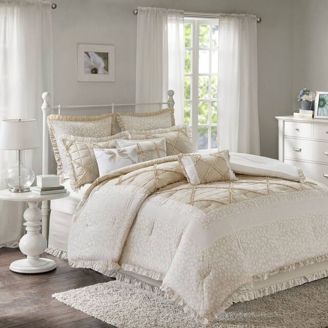 Madison Park Heidi Quilted Cotton Comforter Set Overstock.ca
