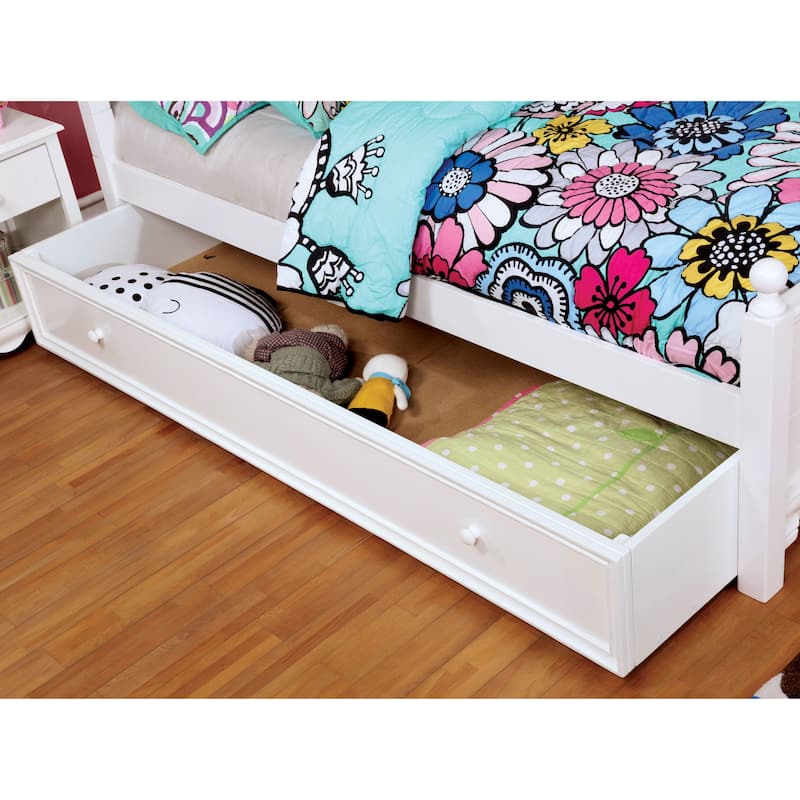 Jevi Transitional Twin Wood 2-Piece Platform Kid Bedroom Set by Furniture of America