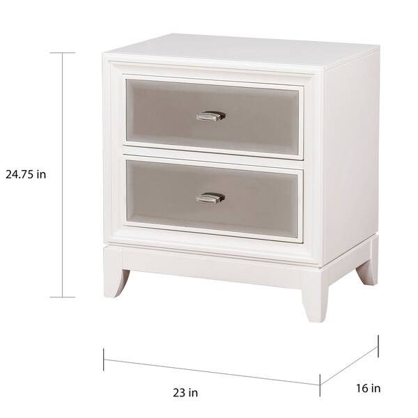 Shop Furniture Of America Welker Contemporary White Solid Wood