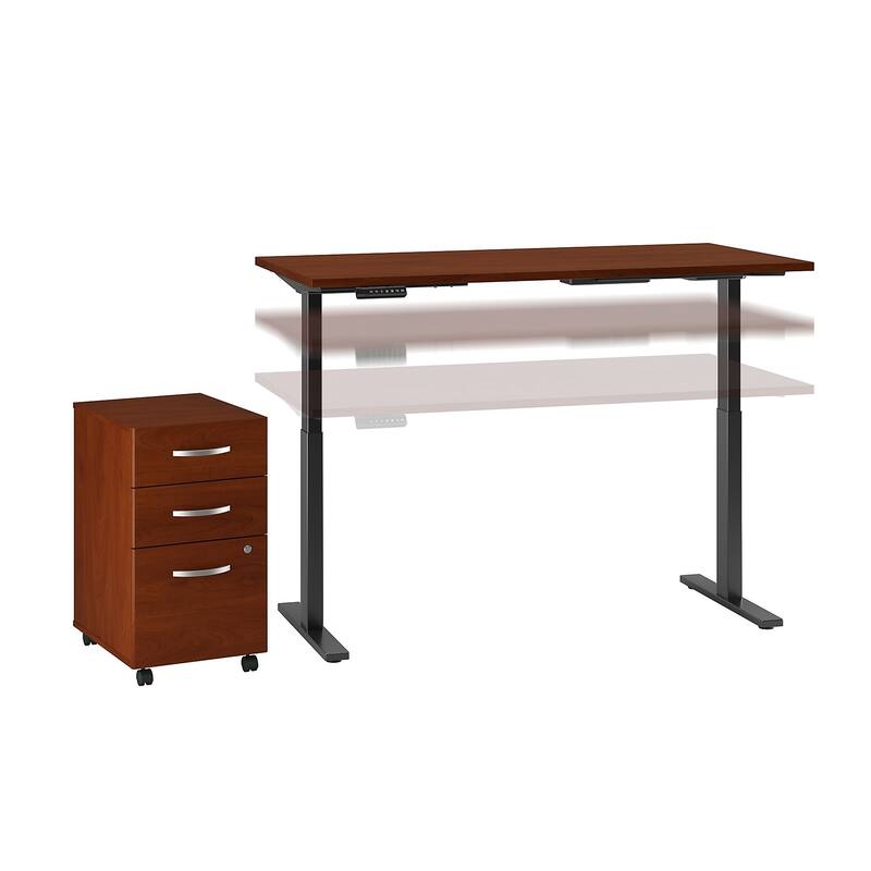 Move 60 Series by 72W Height Adjustable Standing Desk with Storage