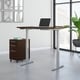 preview thumbnail 13 of 27, Move 60 Series by 48W Height Adjustable Standing Desk with Storage Mocha Cherry