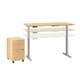 Move 60 Series 60W x 30D Height Adjustable Standing Desk with Storage ...