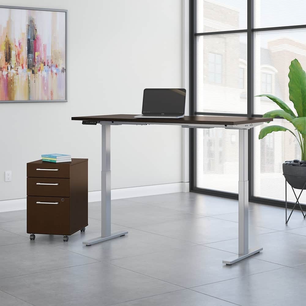 Move 60 Series 60W x 30D Height Adjustable Standing Desk with Storage