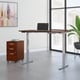 preview thumbnail 14 of 38, Move 60 Series 60W x 30D Height Adjustable Standing Desk with Storage Orange - Hammered
