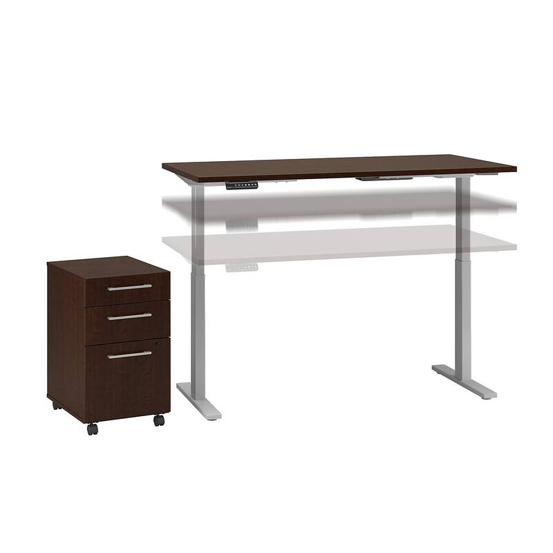 Move 60 Series 60W x 30D Height Adjustable Standing Desk with Storage