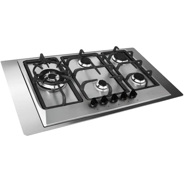 Shop Ancona 30 In Gas Cooktop In Stainless Steel With 5 Burners