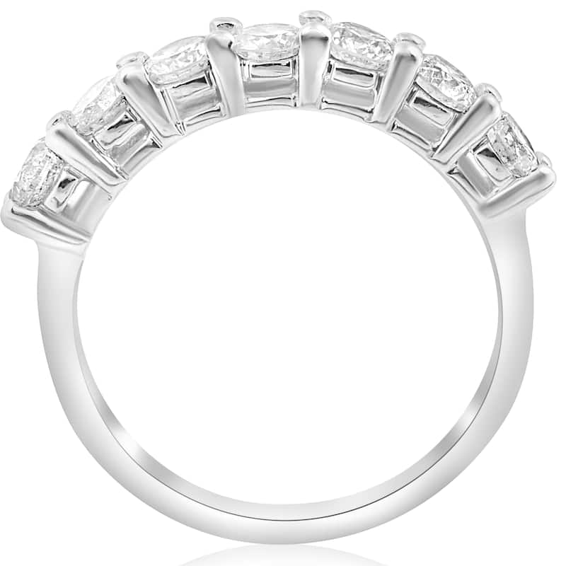 Pompeii3 14k White Gold 1 ct TDW Diamond Wedding Ring