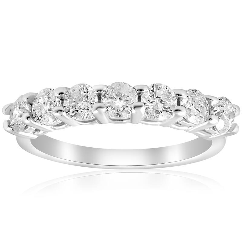 Pompeii3 14k White Gold 1 ct TDW Diamond Wedding Ring
