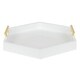 Kate and Laurel - Lipton Hexagon Decorative Tray with Metal Handles - Thumbnail 9
