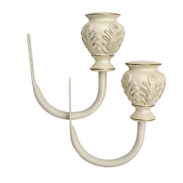 Shop Leaf Urn Hold Backs Cream 5 8 Inch Free Shipping On
