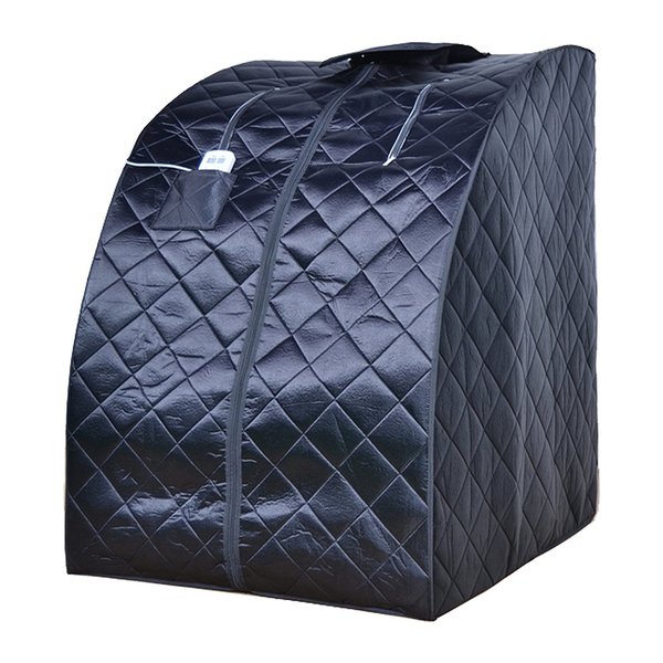 ALEKO Personal Folding Home Infrared Sauna with Folding Chair Foot Pad