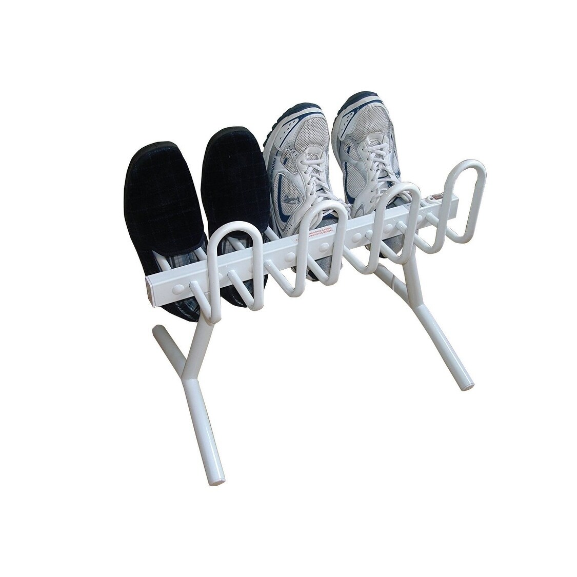 Shop Pursonic Electric Shoe Drying Rack Dries And Dehumidifies Shoes Boots Gloves Hockey Skates White M Overstock 19976468