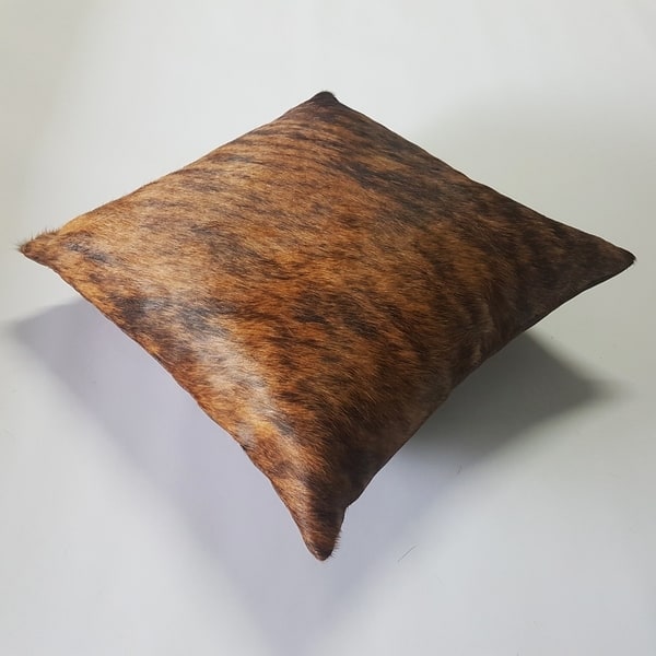 Shop Pergamino Brindle Cowhide Pillows Case Free Shipping Today
