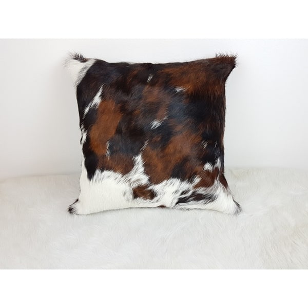 Shop Pergamino Tricolor Cowhide Pillows Case Overstock 19977023