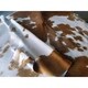 preview thumbnail 13 of 18, Pergamino Natural Solid Color Cowhide Rug