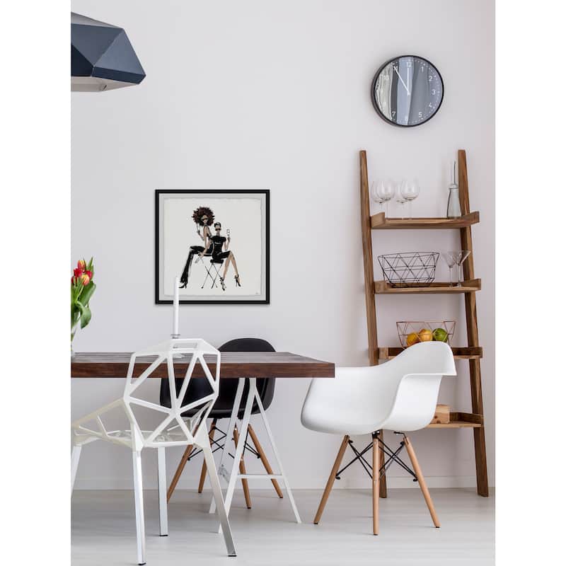 'Style at Any Age' Framed Painting Print - Multi-Color