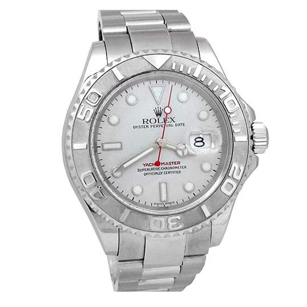 Shop Pre-owned 40mm Rolex Stainless Steel Oyster Perpetual 