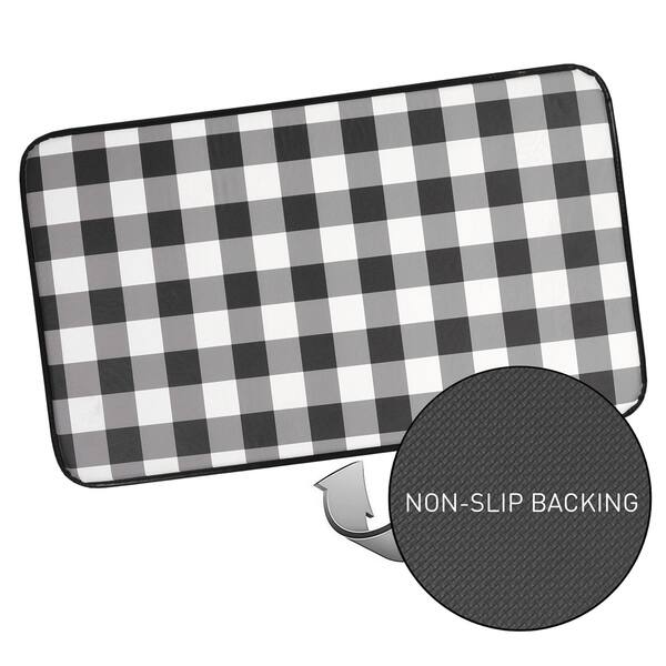 Shop Buffalo Check Printed Anti Fatigue Kitchen Mat 18 X30