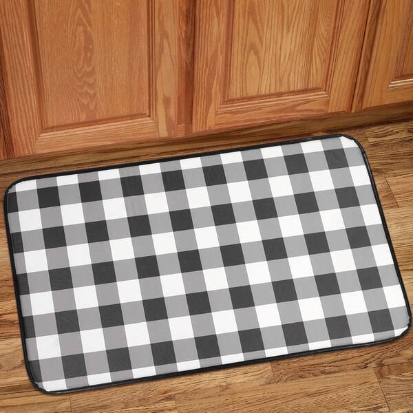 Shop Buffalo Check Printed Anti Fatigue Kitchen Mat 18 X30