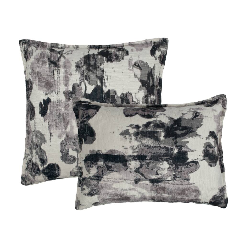 Sherry Kline Argasio Velvet Ebony Combo Decorative Pillows