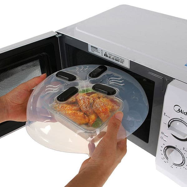 Magnetic Microwave Cover for Food Microwave Splatter Cover 11 12 Clear  Microwave