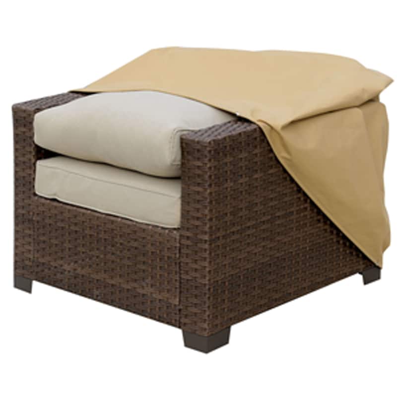 Boyd Transitional Brown Waterproof Small Chair Dust Cover by Furniture of America
