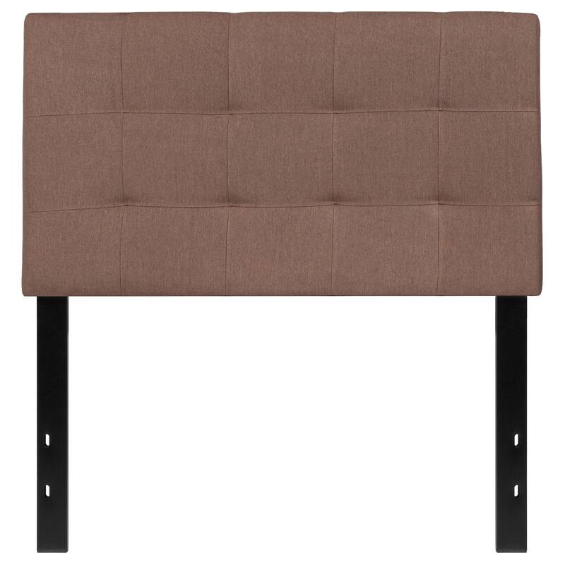 Princeton Twin Size Camel Fabric Upholstered Headboard - Bed Bath ...