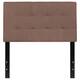 Princeton Twin Size Camel Fabric Upholstered Headboard - Bed Bath ...