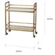 Simple Living Manhattan Bar Cart - On Sale - Overstock - 19983245