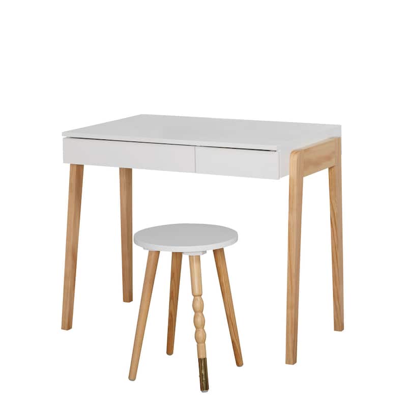 Simple Living Riley Desk and Stool Set