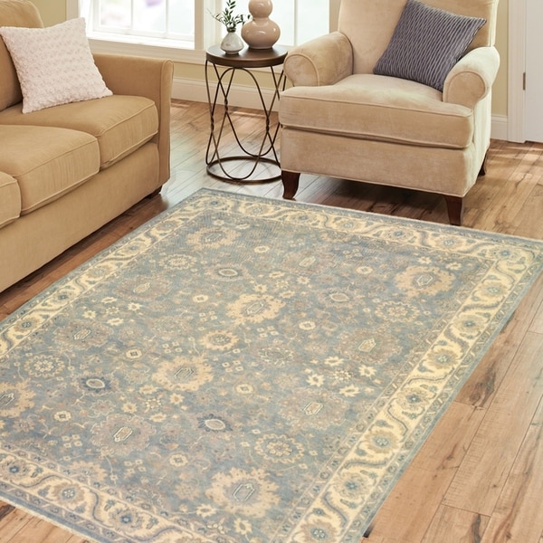 LR Home Kanika Traditional Damask Rectangular Rug ( 9' x 12' ) - 9' x 12'/Surplus