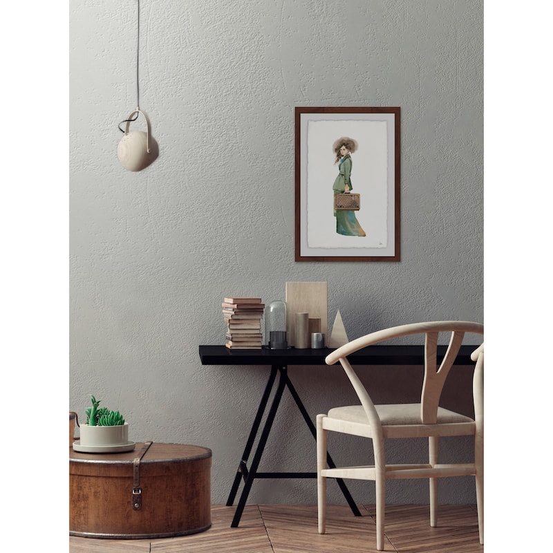 'Come Along' Framed Painting Print - Multi-Color