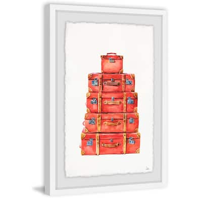 'Going Home' Framed Painting Print - Multi-Color